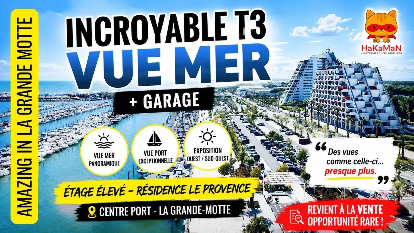 Appartement à vendre, 92m², La Grande-Motte