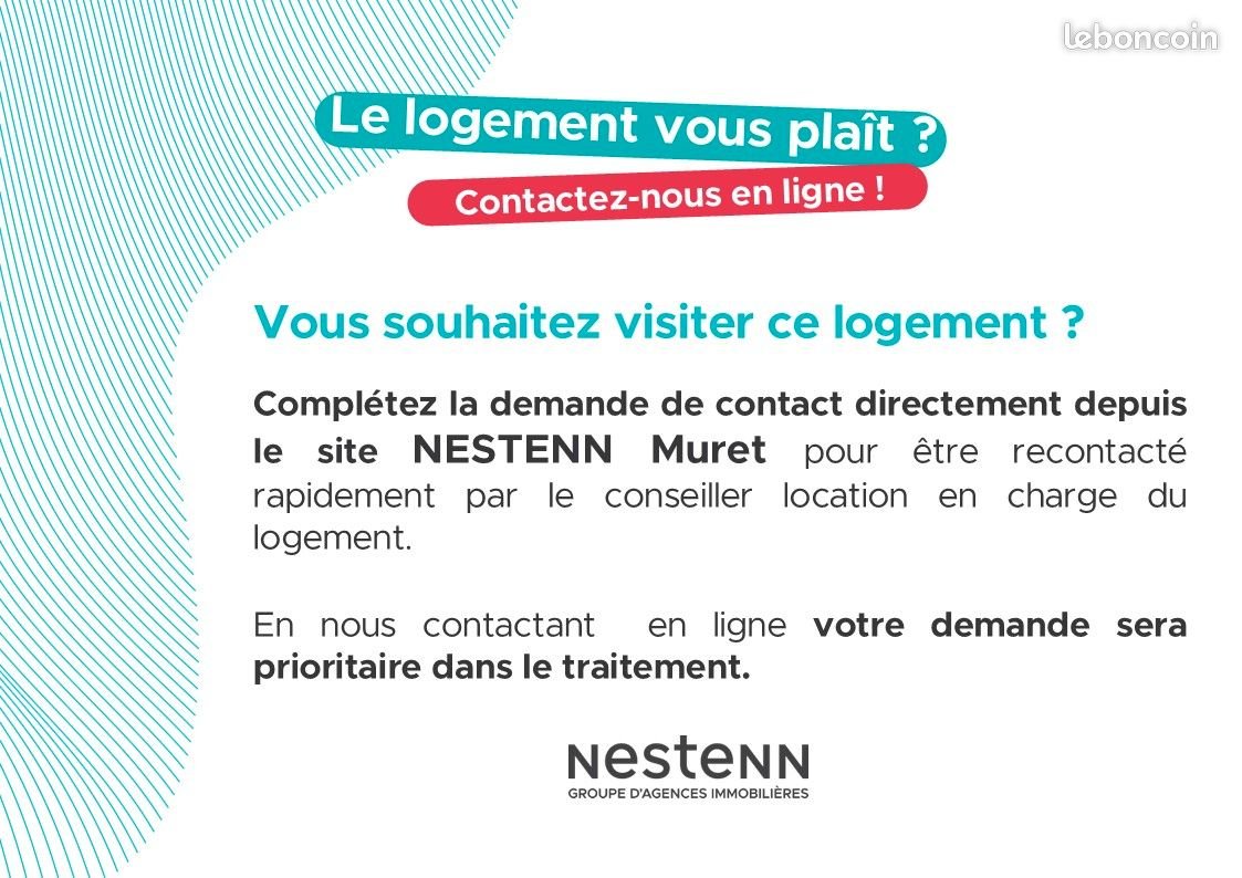 Appartement à louer, 45m², Portet-sur-Garonne