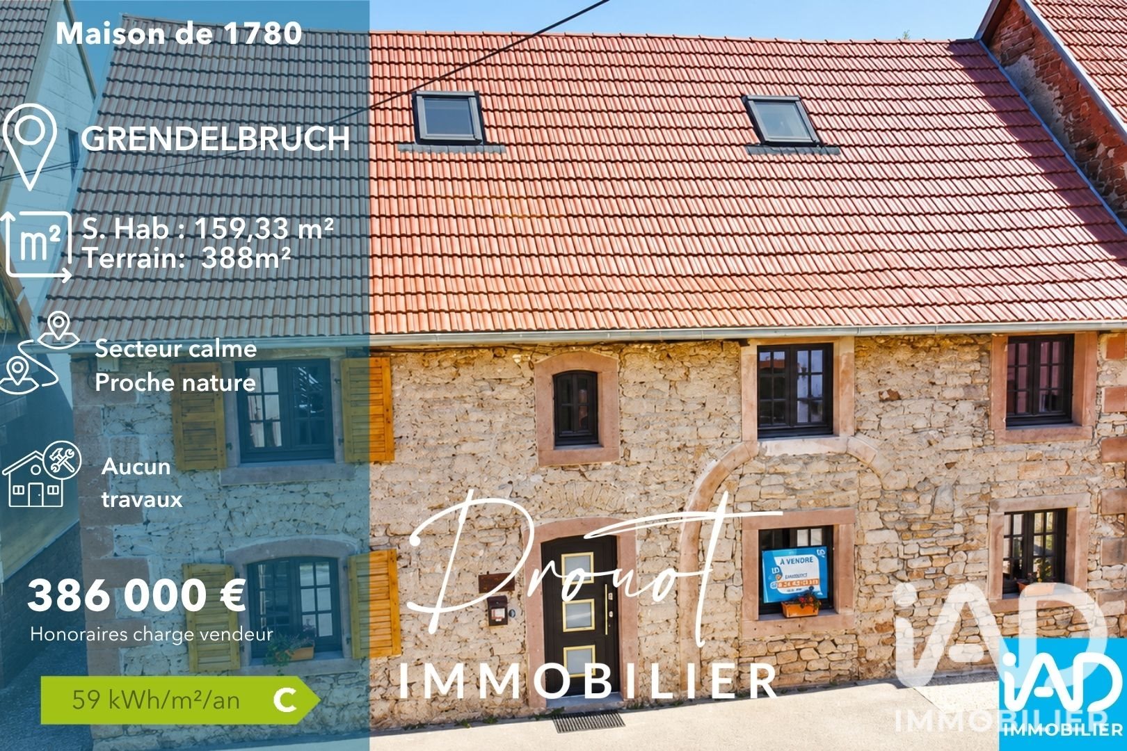 Maison à vendre, 159m², Grendelbruch