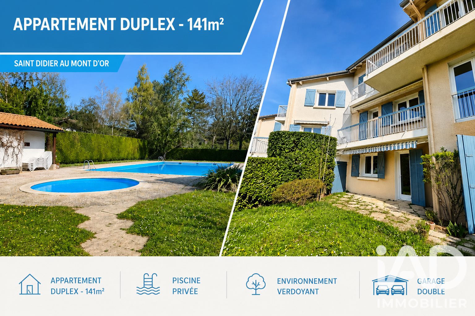 Appartement à vendre, 141m², Saint-Didier-au-Mont-d'Or