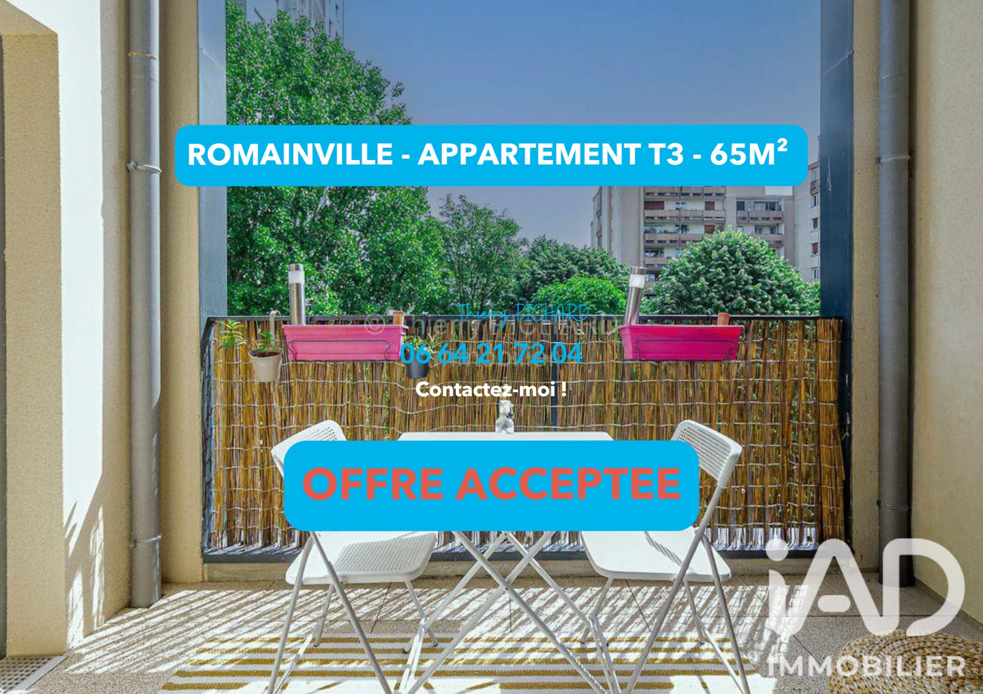 Appartement à vendre, 64m², Romainville