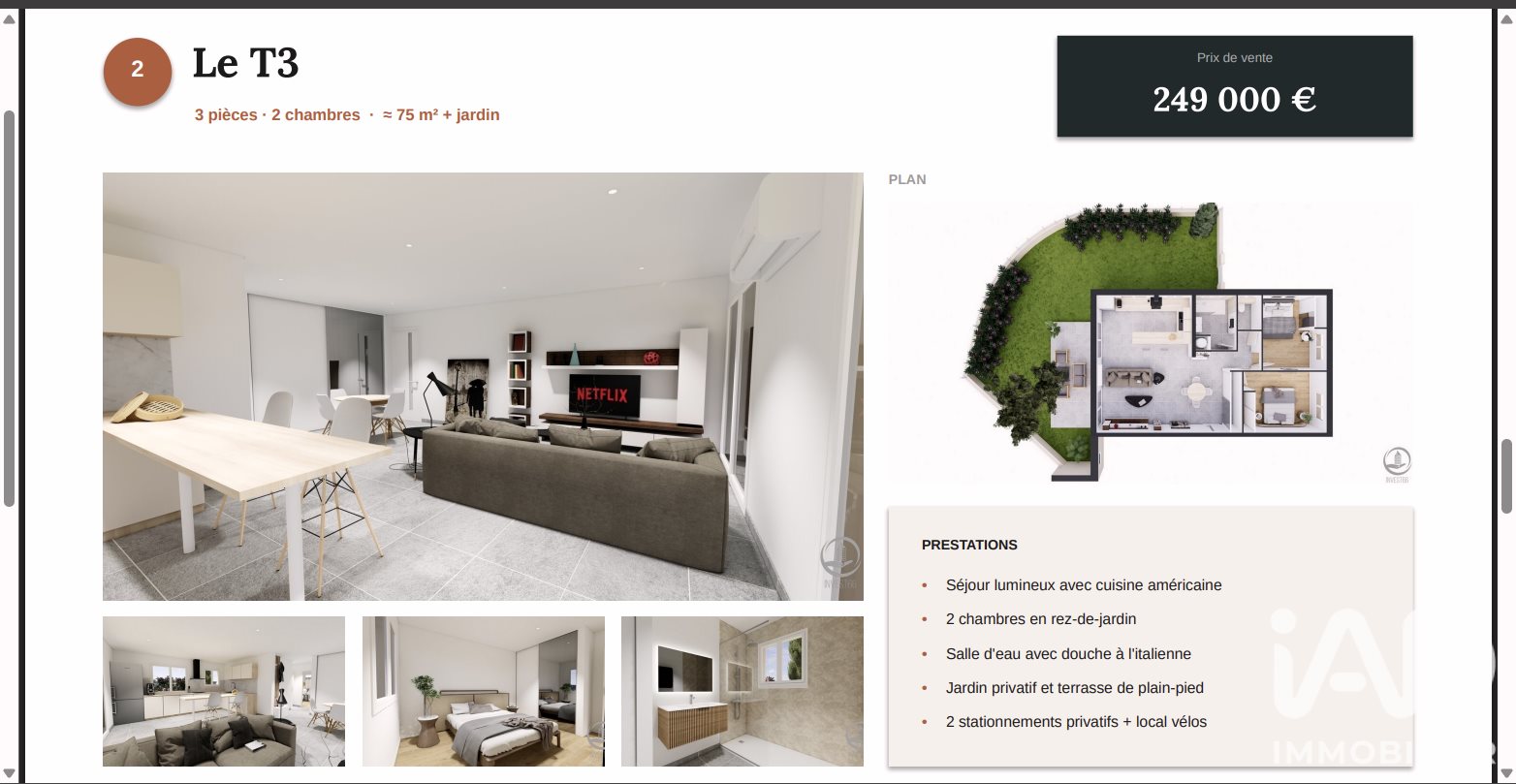 Appartement à vendre, 75m², Cabestany