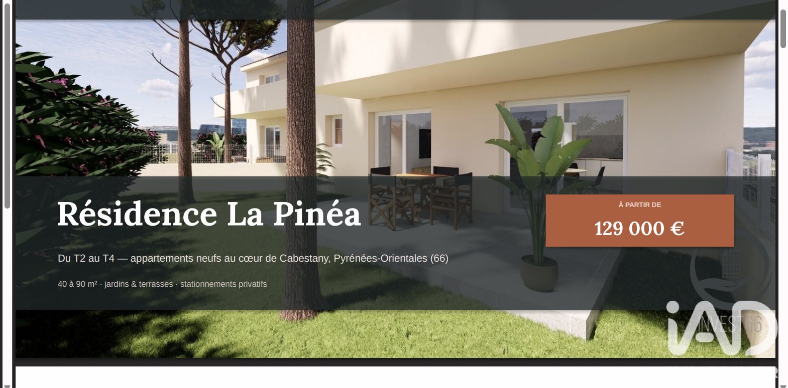 Appartement à vendre, 40m², Cabestany