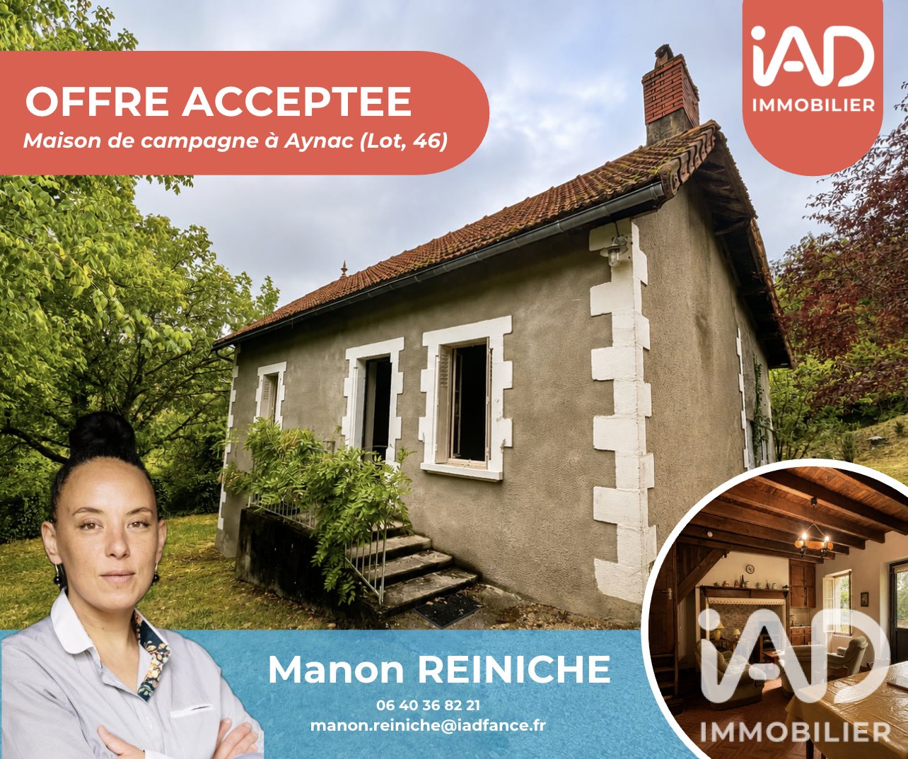 Maison à vendre, 58m², Aynac