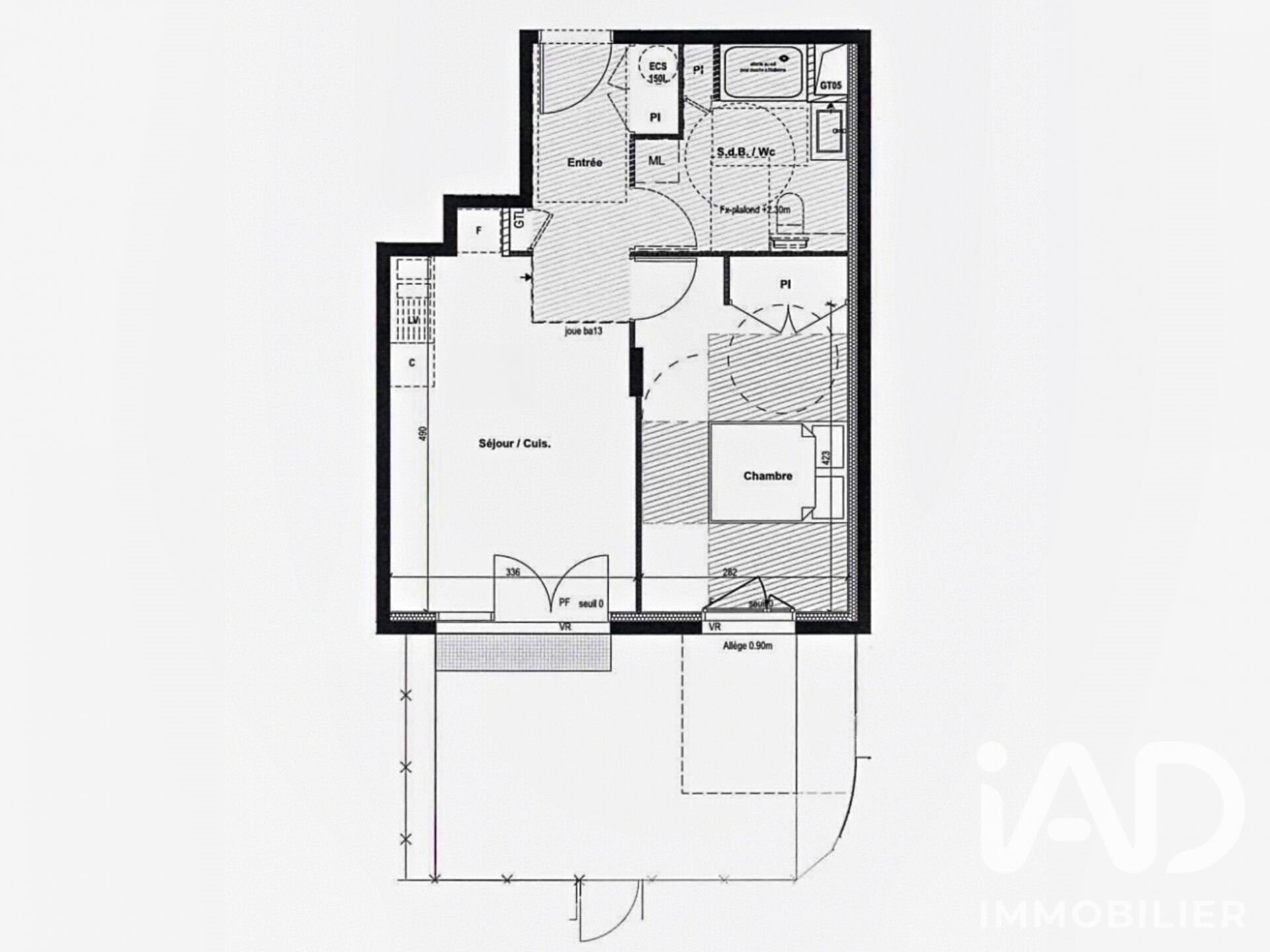 Appartement à vendre, 43m², Lyon 4ème