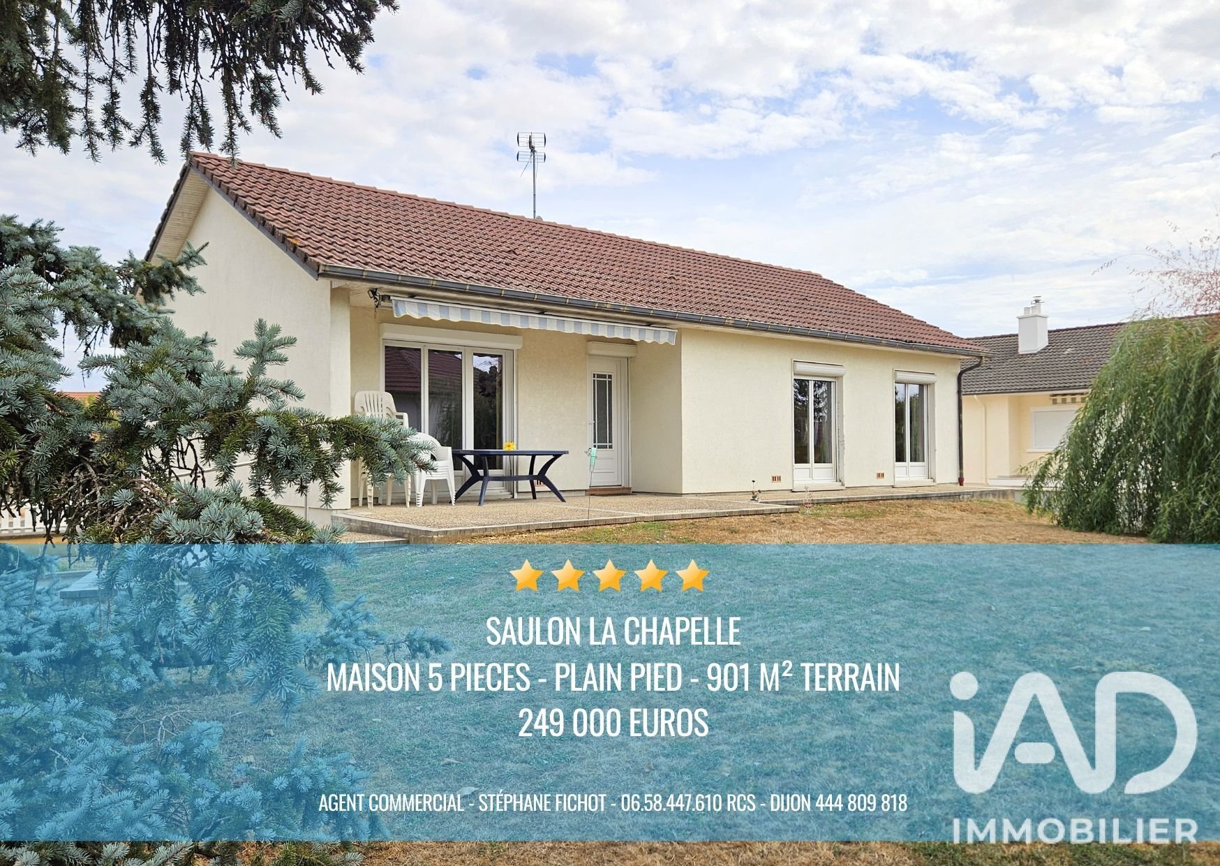 Maison à vendre, 82m², Saulon-la-Chapelle