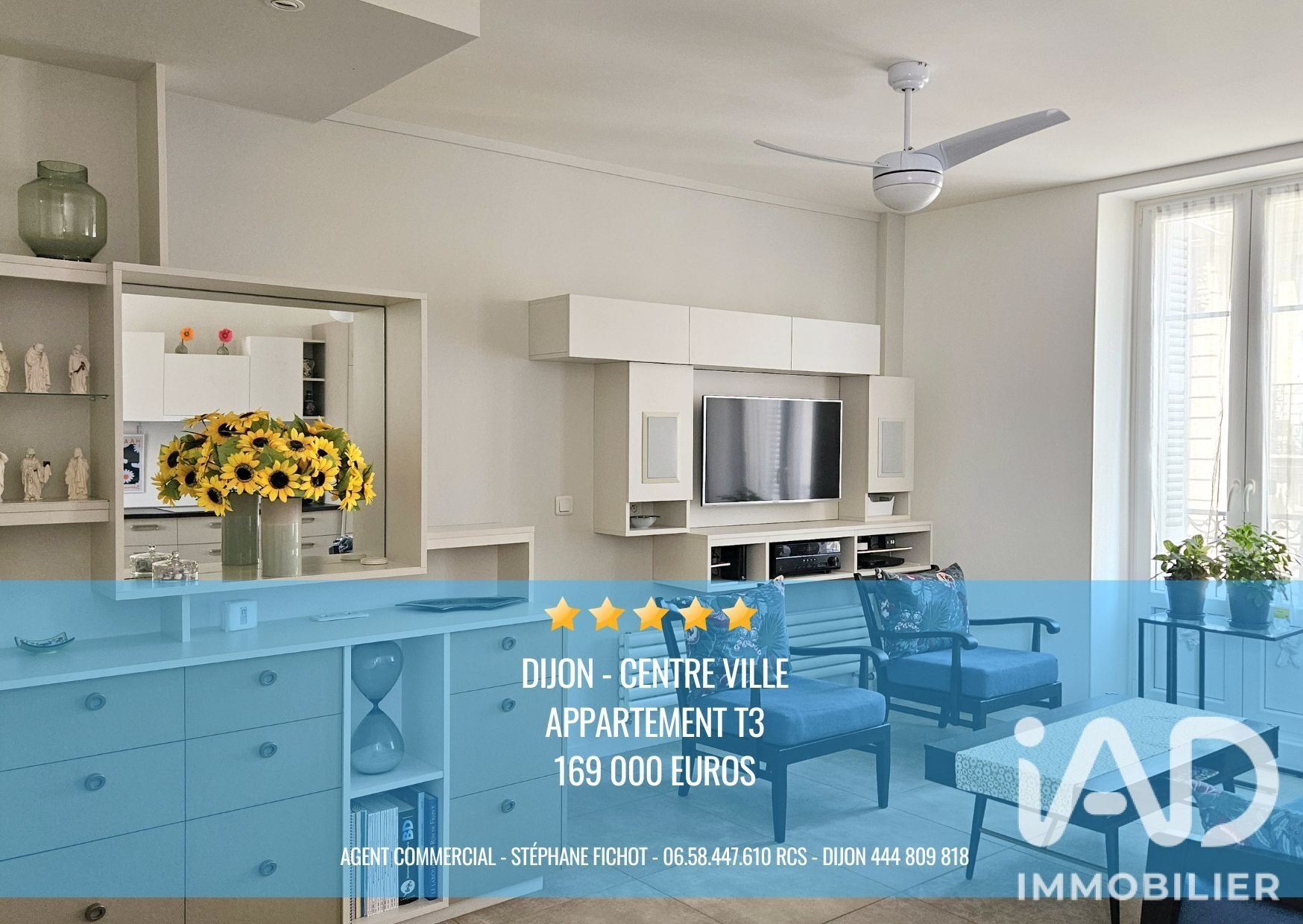Appartement à vendre, 52m², Dijon