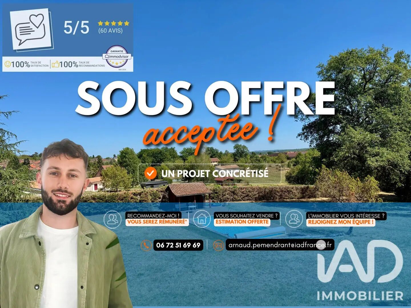 Maison à vendre, 100m², Saint-Martial-de-Nabirat