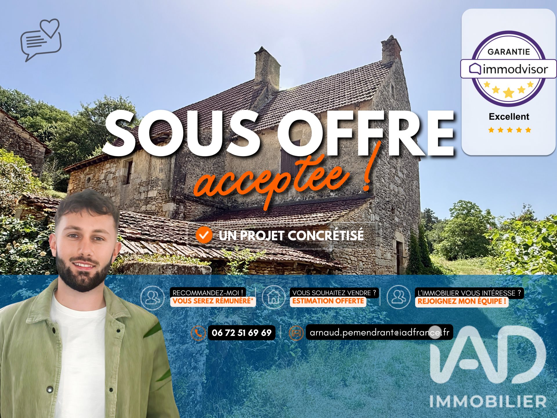 Maison à vendre, 168m², Meyrals