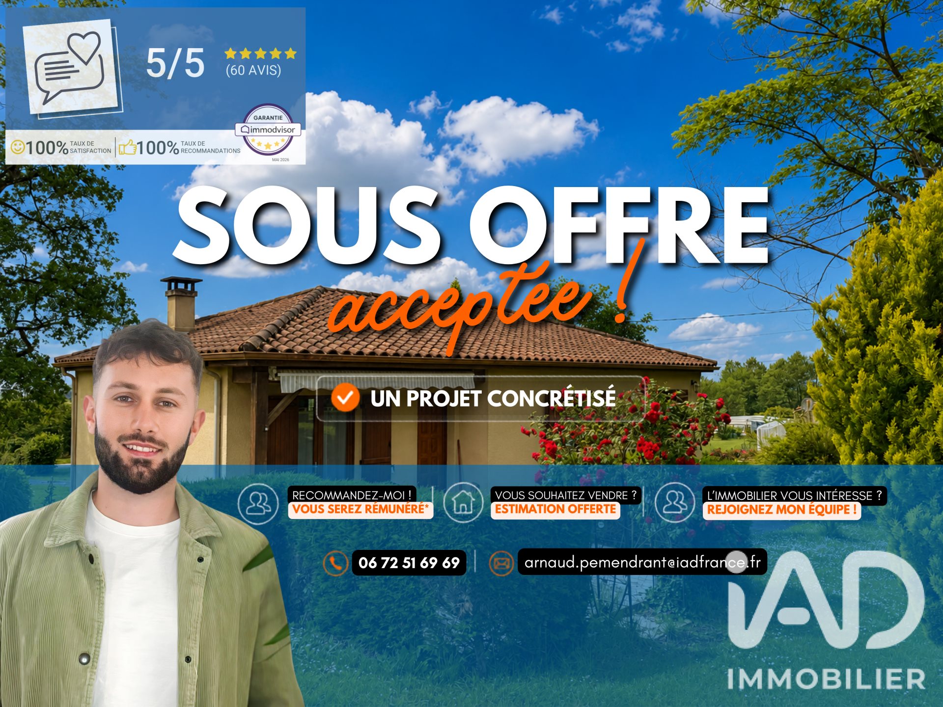Maison à vendre, 80m², Marcillac-Saint-Quentin