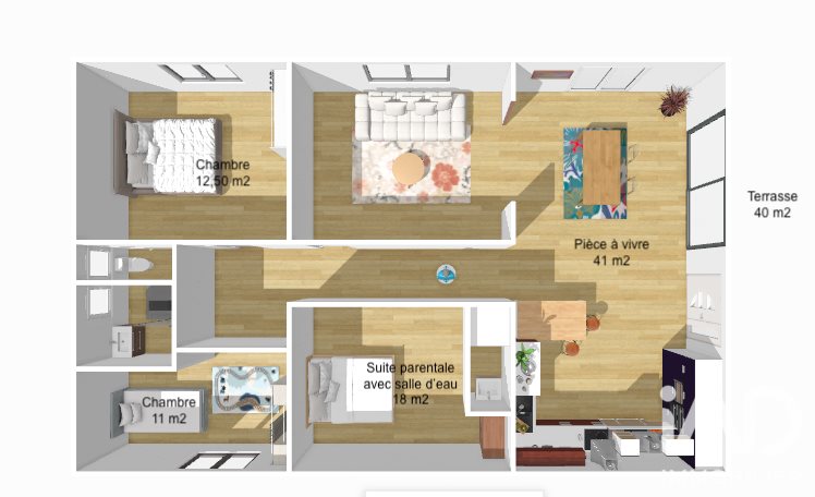 Appartement à vendre, 101m², Tournefeuille