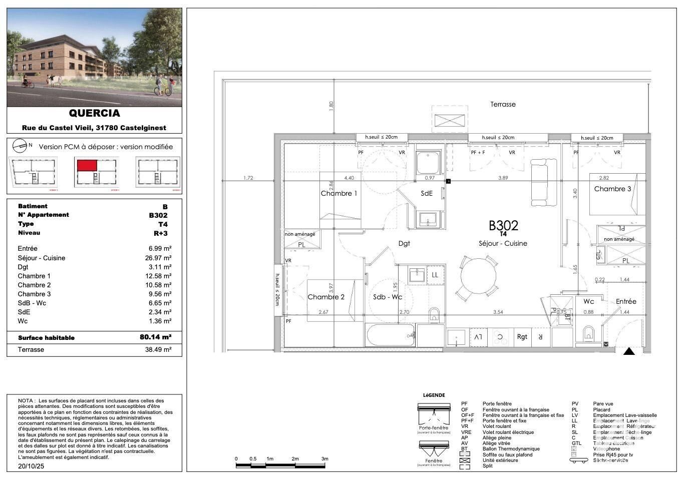 Appartement à vendre, 80m², Castelginest