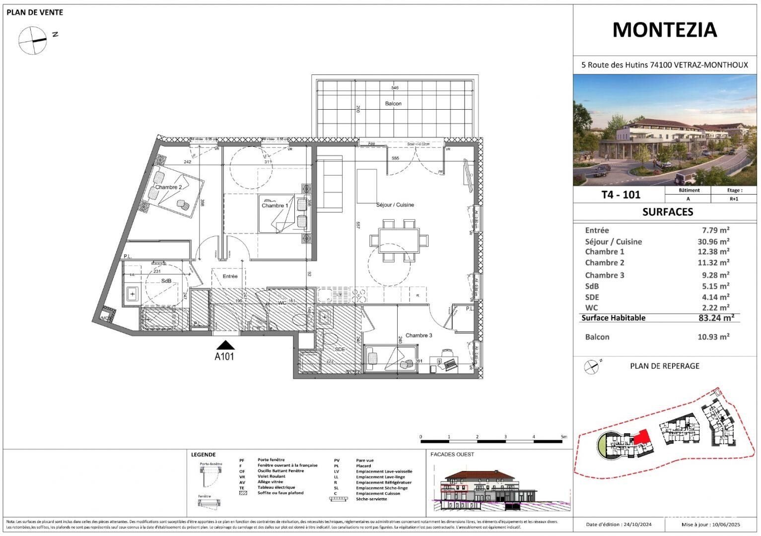 Appartement à vendre, 83m², Vétraz-Monthoux