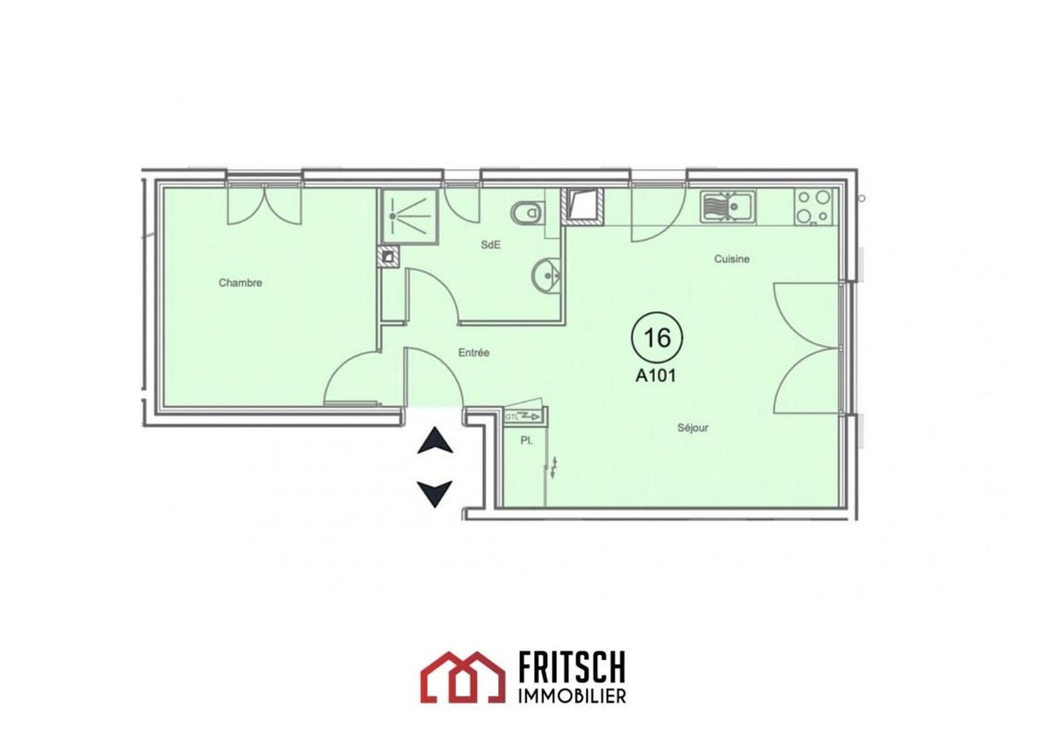 Appartement à vendre, 44m², La Garde