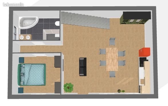 Maison à vendre, 60m², Issoudun