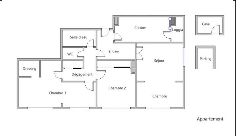 Appartement à vendre, 83m², Neuilly-sur-Marne