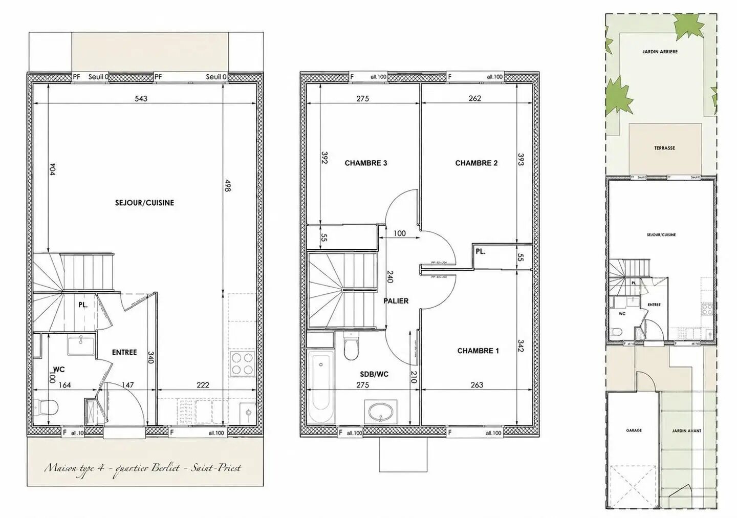 Maison à vendre, 82m², Saint-Priest