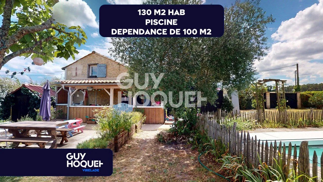 Maison à vendre, 130m², Illats