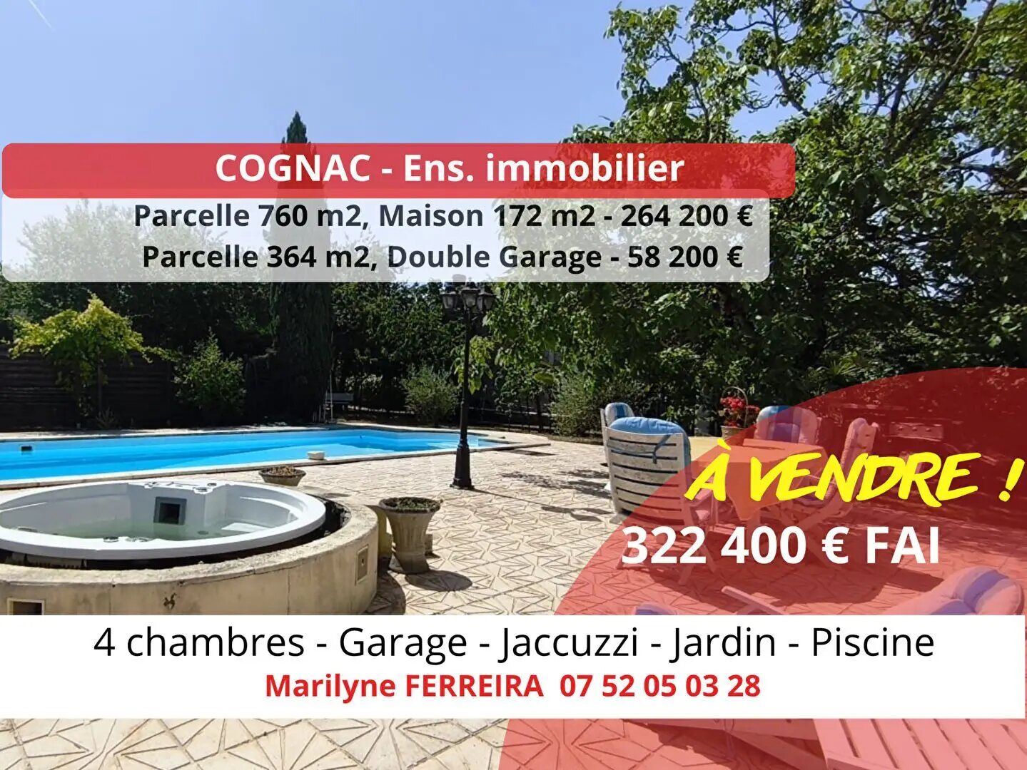 Maison à vendre, 172m², Cognac