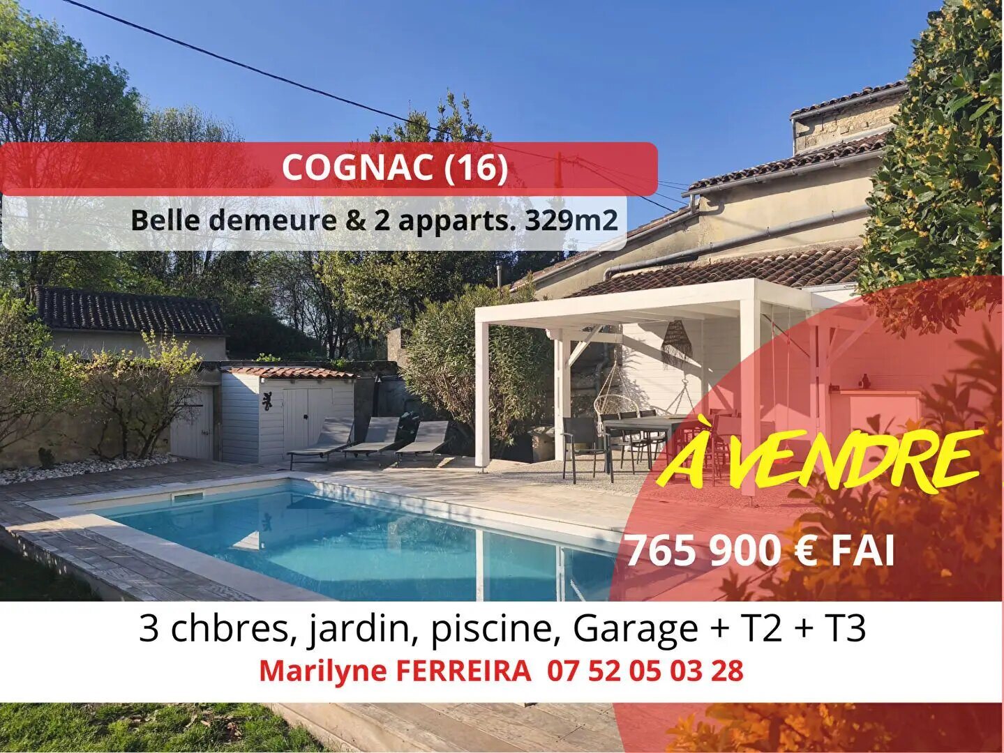 Maison à vendre, 328m², Cognac