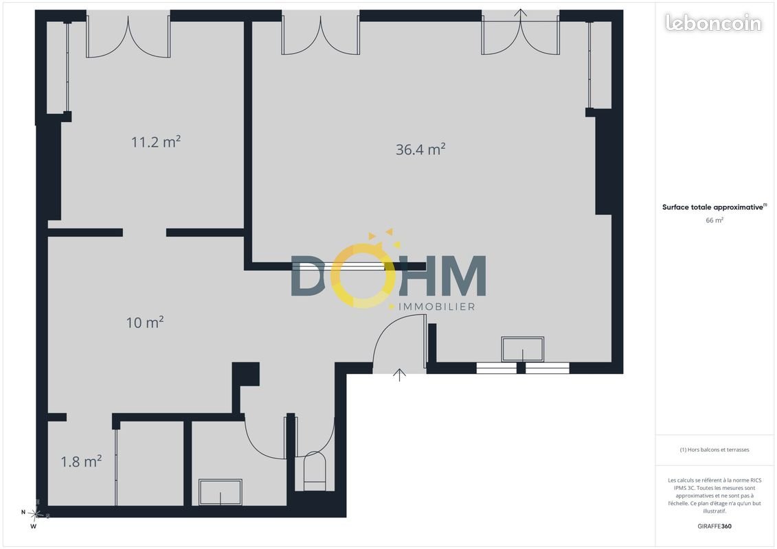 Appartement à vendre, 65m², Le Puy-en-Velay
