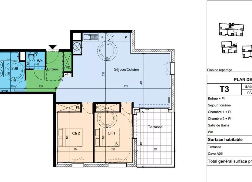 Appartement à vendre, 78m², Lapalud