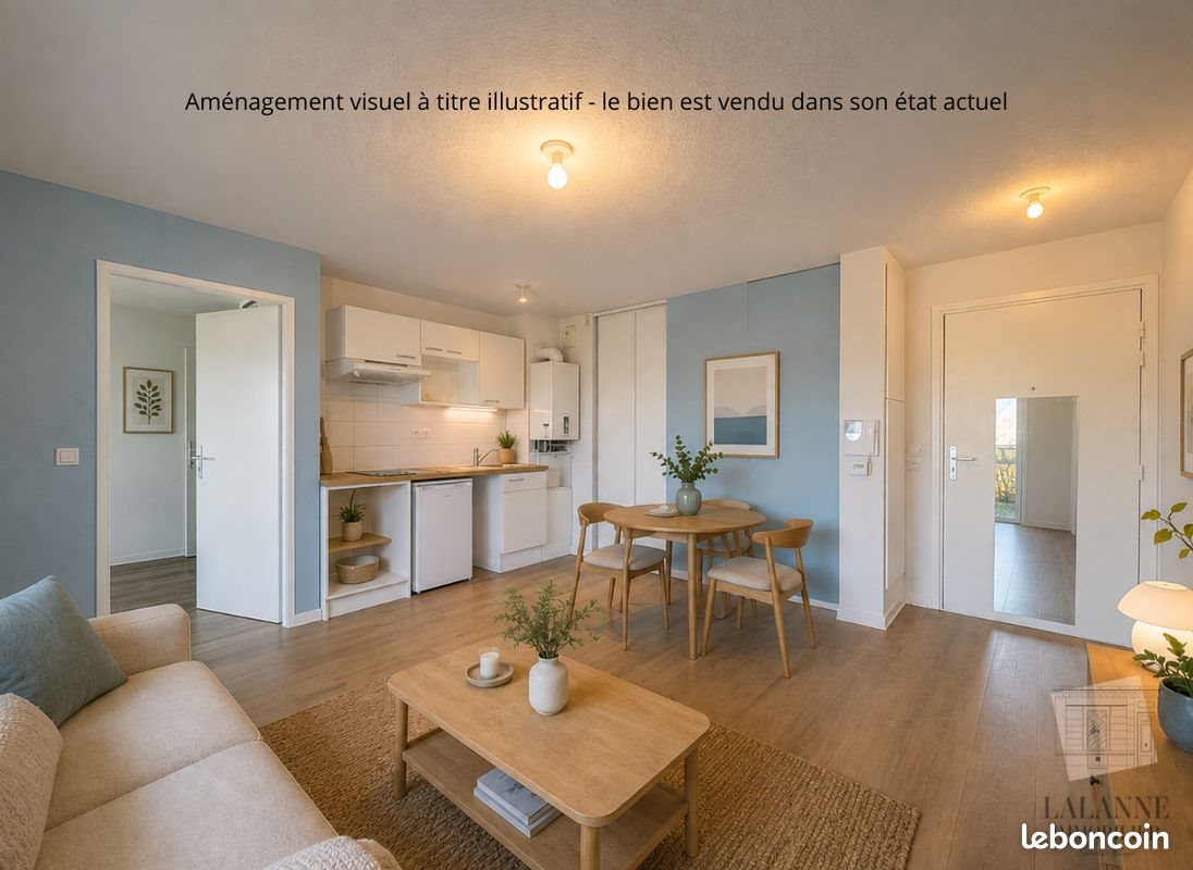 Appartement à vendre, 40m², Cenon