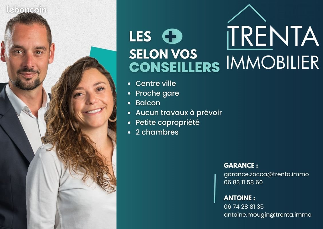 Appartement à vendre, 62m², Voiron