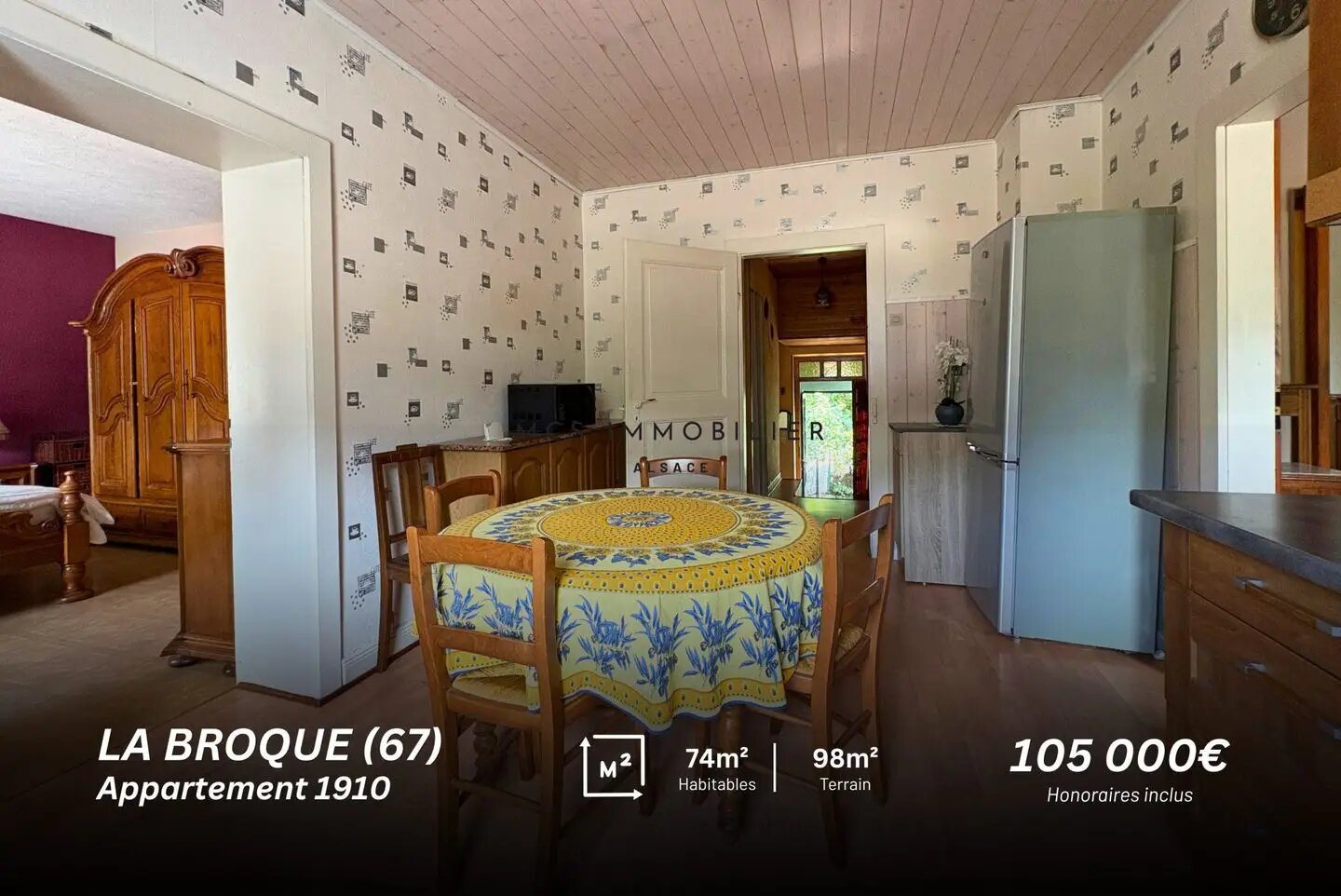 Appartement à vendre, 74m², La Broque