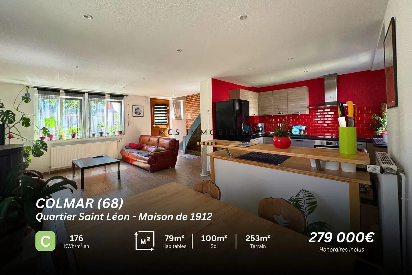 Maison à vendre, 80m², Colmar