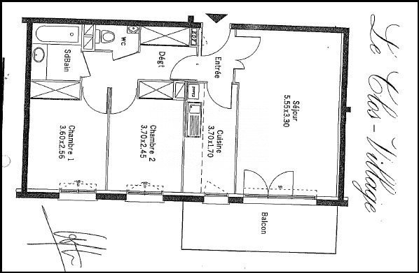 Appartement à vendre, 55m², Torcy