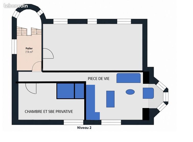 Appartement à vendre, 50m², Corps-Nuds
