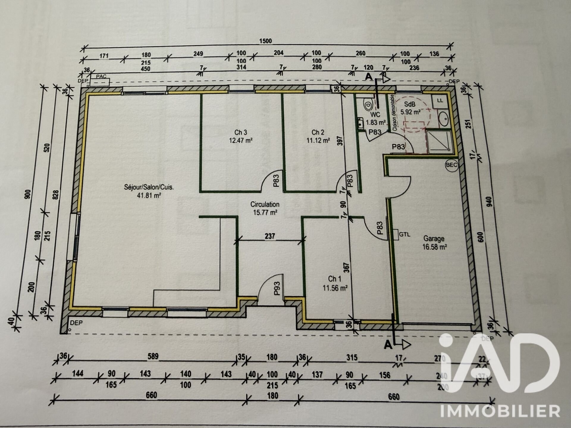 Maison à vendre, 103m², Wardrecques