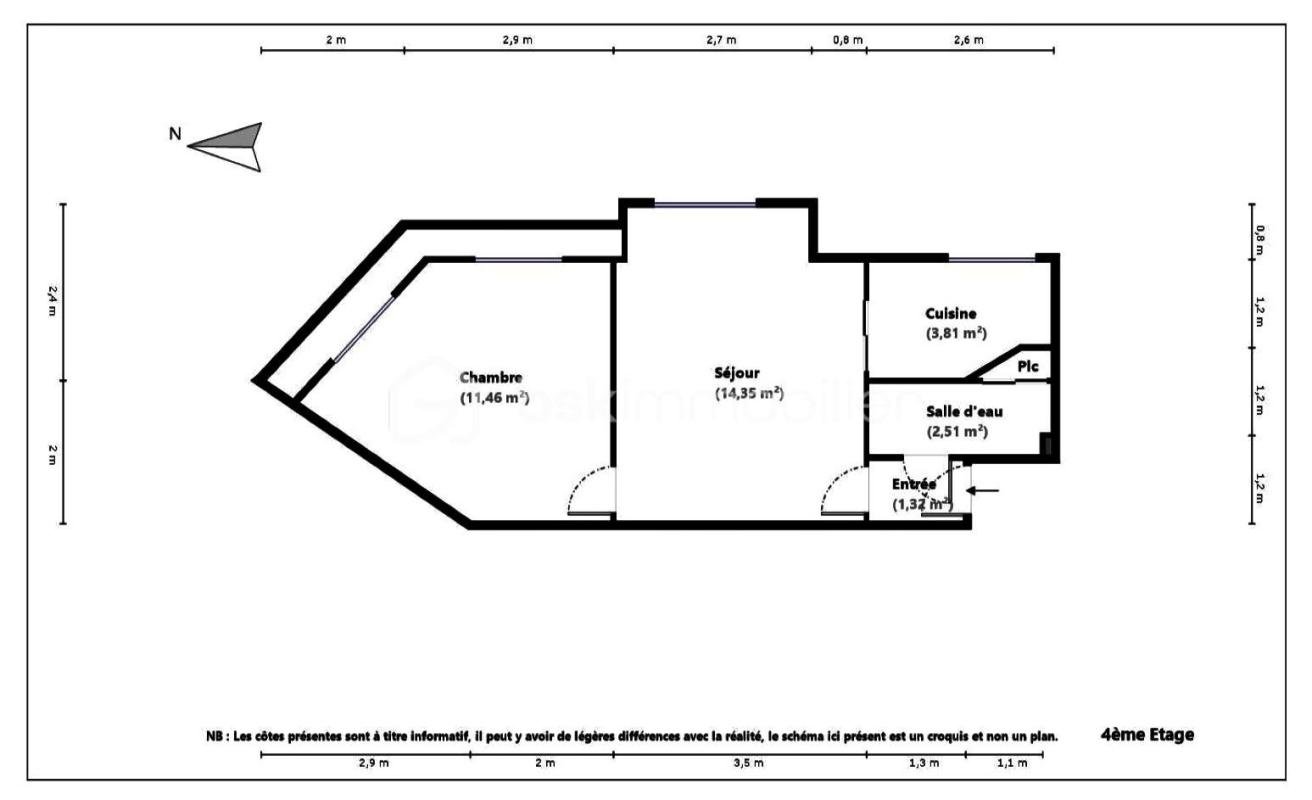 Appartement à vendre, 33m², Rueil-Malmaison
