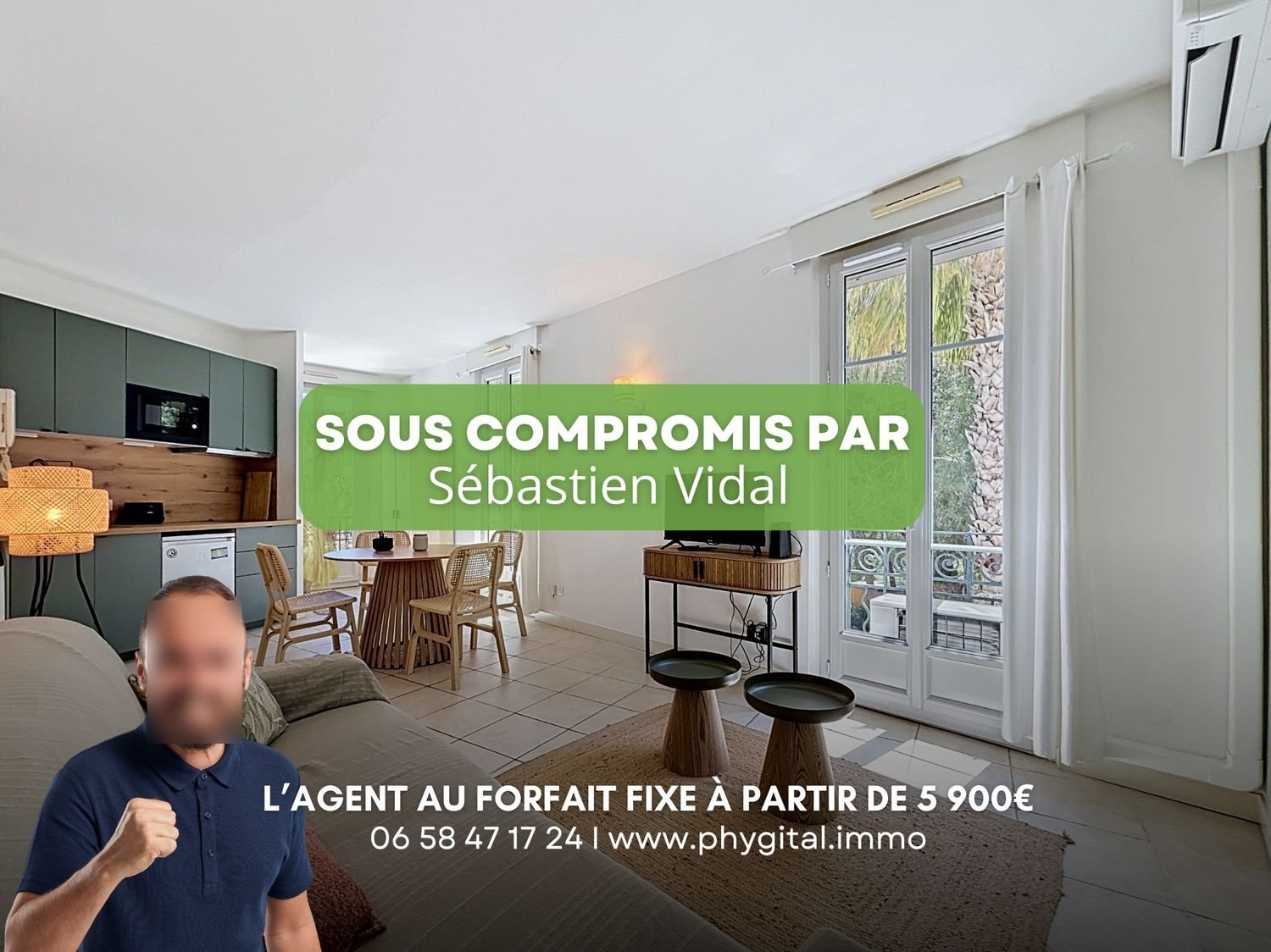 Appartement à vendre, 38m², Antibes