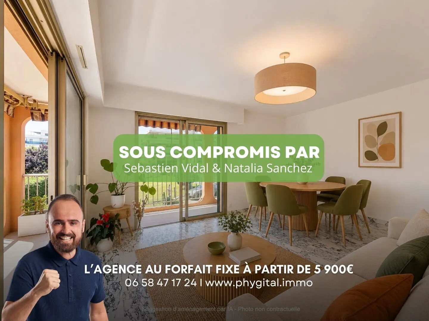Appartement à vendre, 64m², Cagnes-sur-Mer