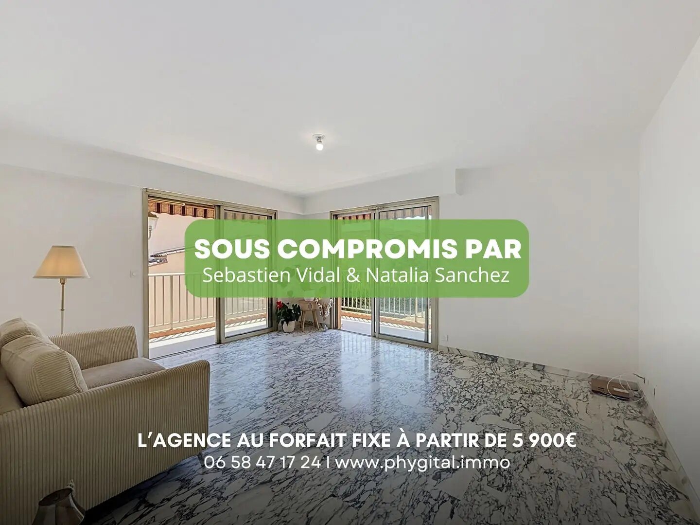 Appartement à vendre, 64m², Cagnes-sur-Mer