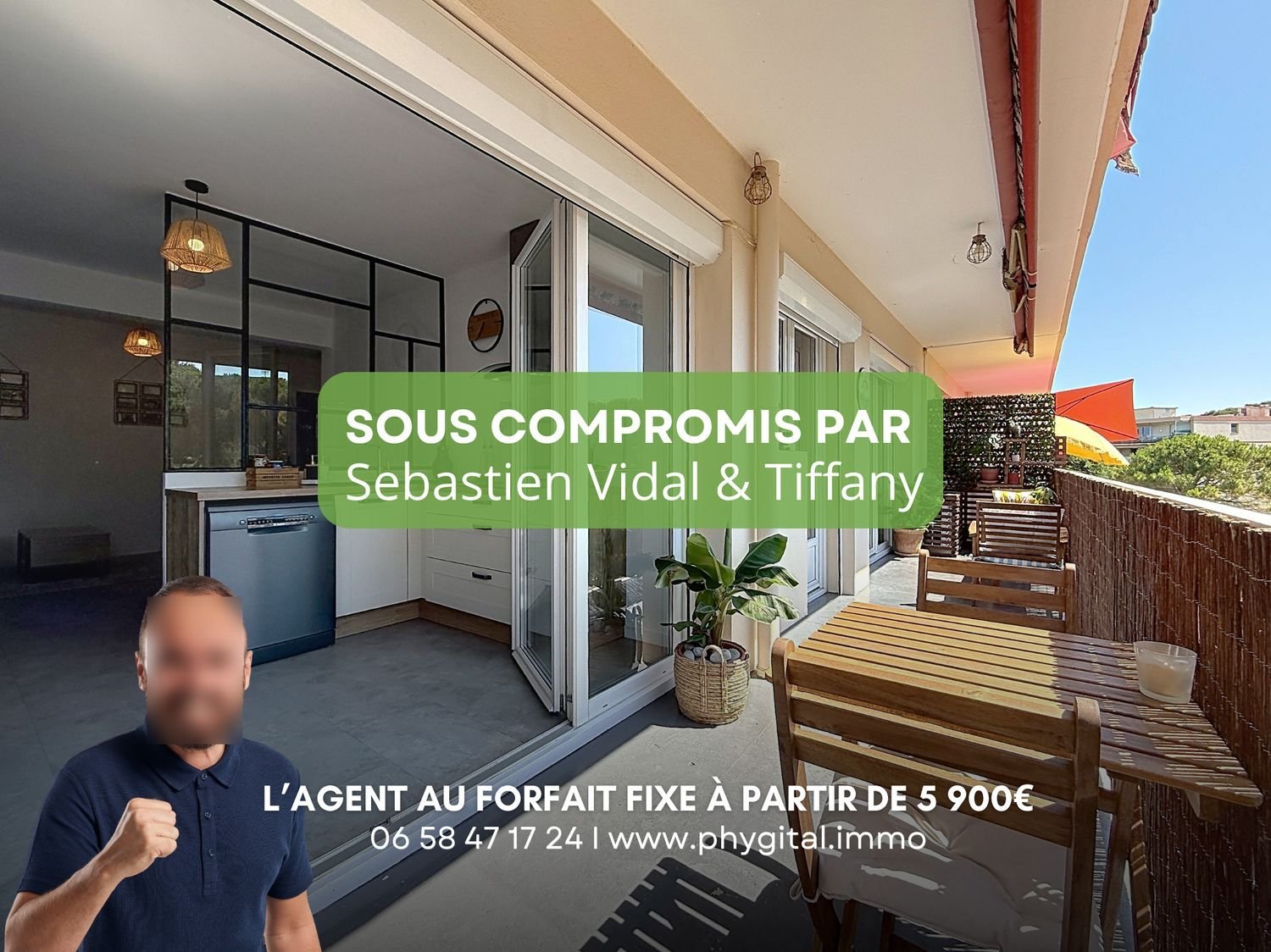 Appartement à vendre, 57m², Antibes