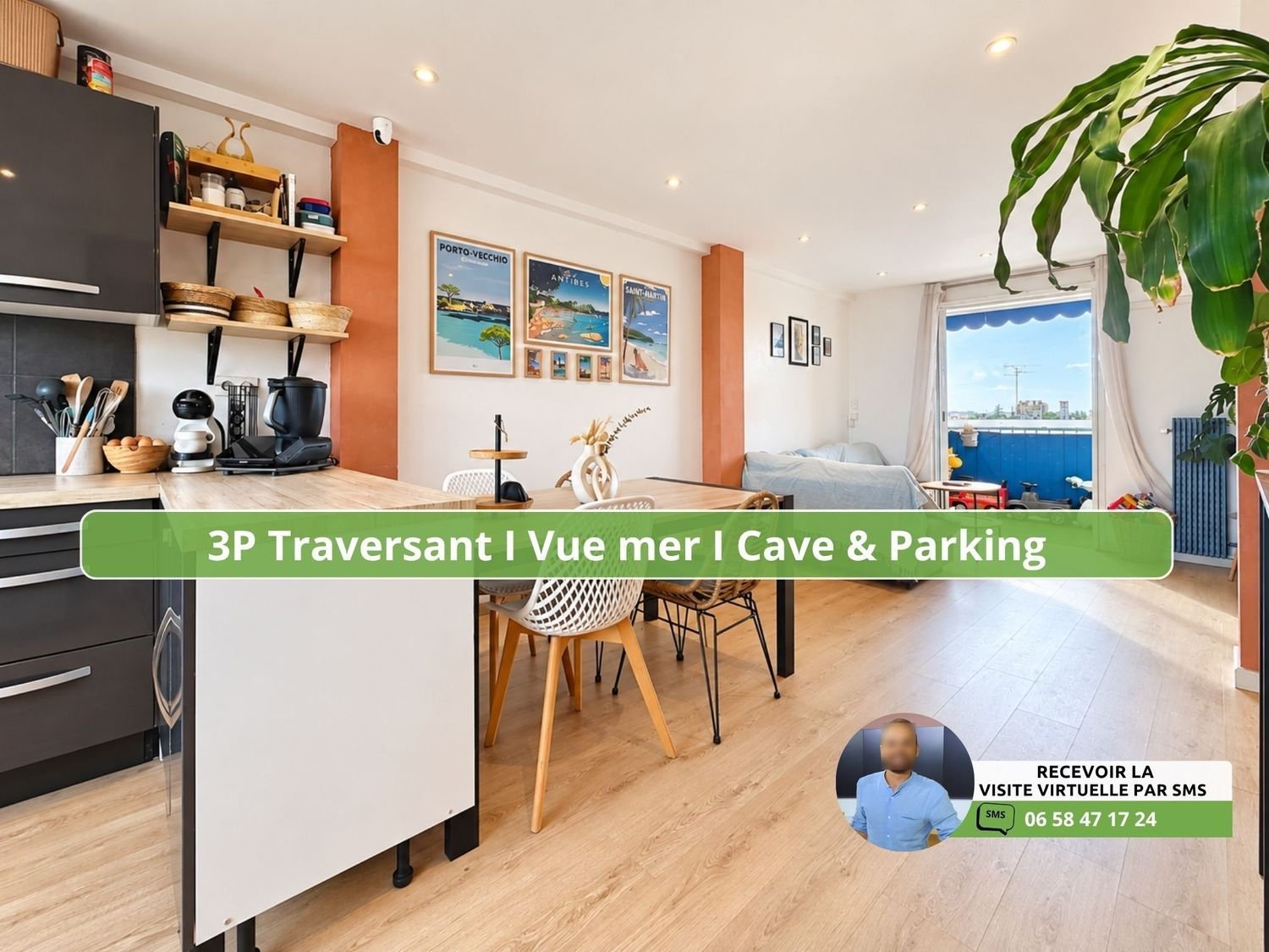 Appartement à vendre, 60m², Antibes