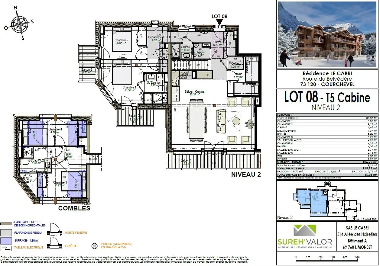 Appartement à vendre, 106m², Saint-Bon-Tarentaise