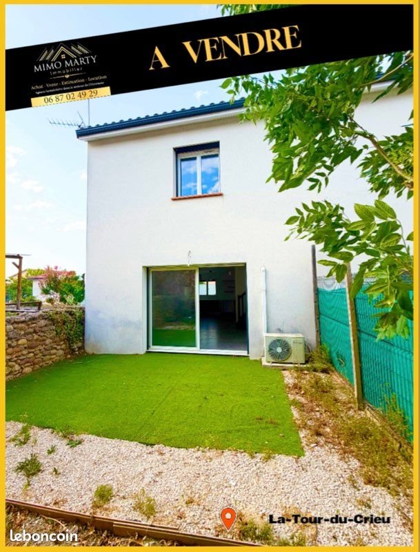 Maison à vendre, 75m², La Tour-du-Crieu