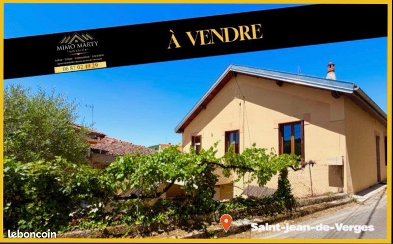 Maison à vendre, 75m², Saint-Jean-de-Verges