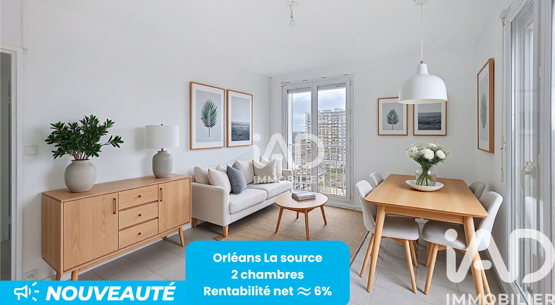 Appartement à vendre, 58m², Orléans