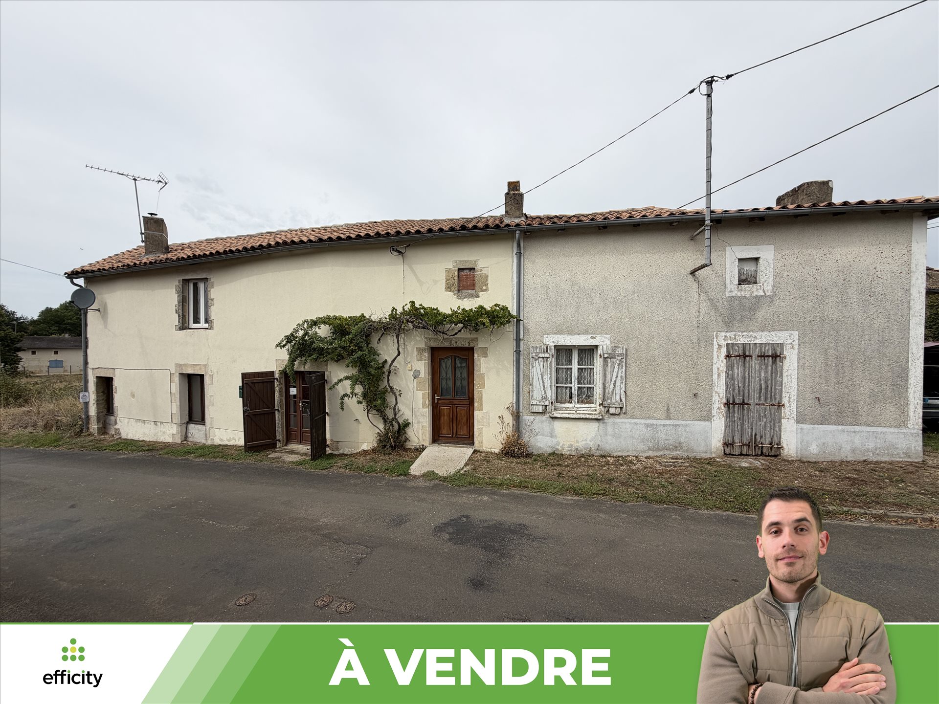 Maison à vendre, 5m², Sommières-du-Clain