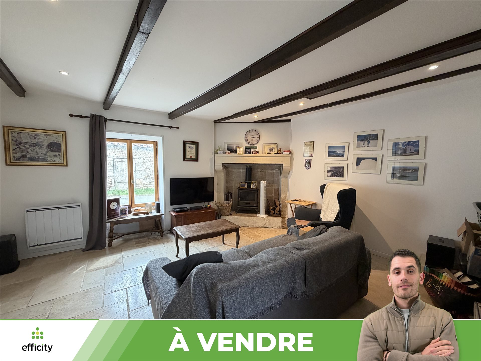 Maison à vendre, 5m², Sommières-du-Clain