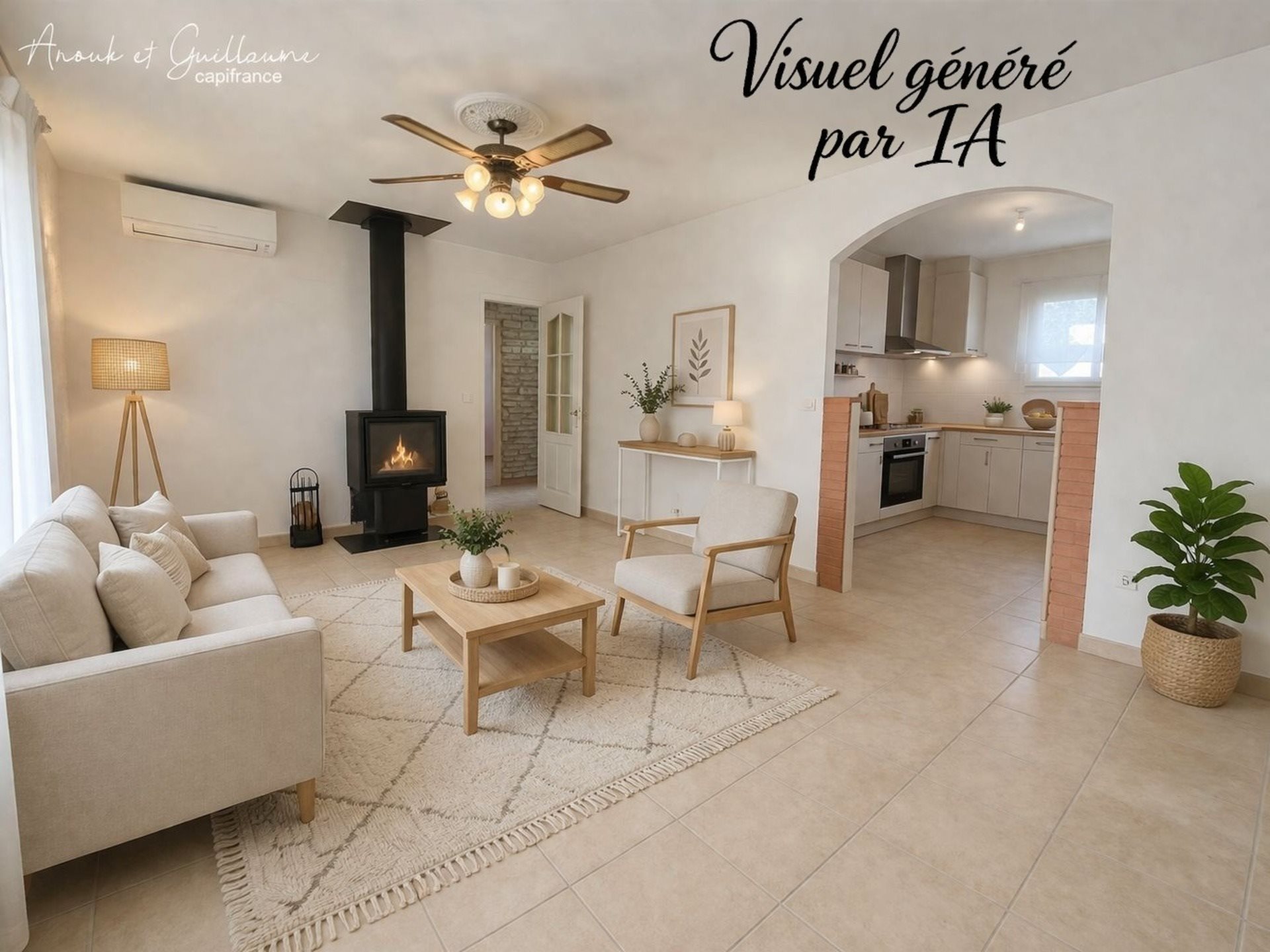 Maison à vendre, 65m², Roujan