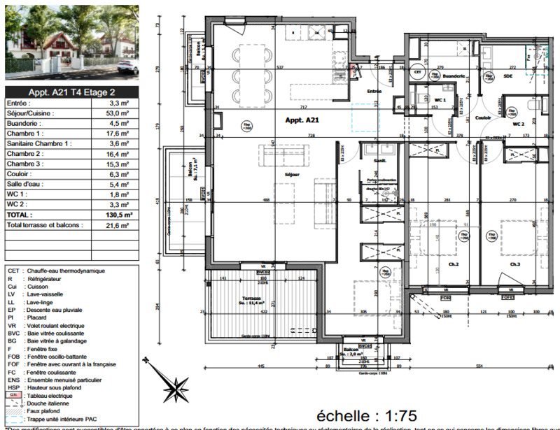 Appartement à vendre, 130m², Andernos-les-Bains