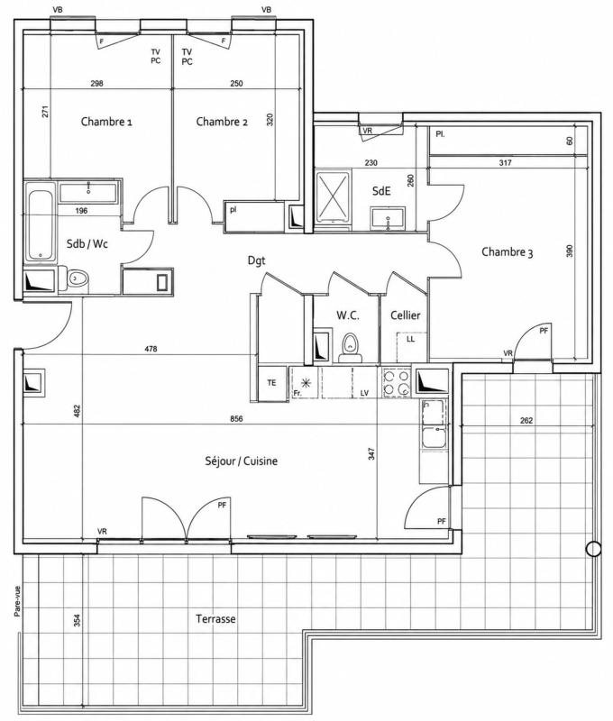 Appartement à vendre, 87m², Châteauneuf-le-Rouge