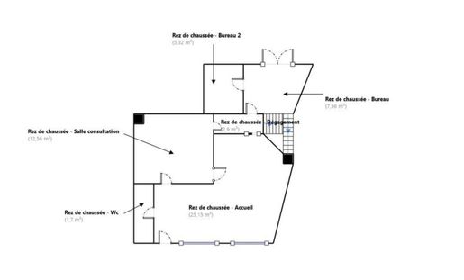 Local commercial 6 pièces 97 m² · à Paris 17ème · 97 m² · 970 000 €