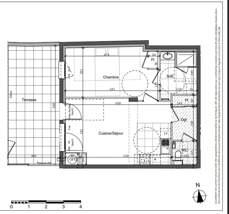 Appartement à vendre, 49m², Saint-Grégoire